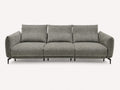 Dreamliner modern power reclining sofa on metal legs
