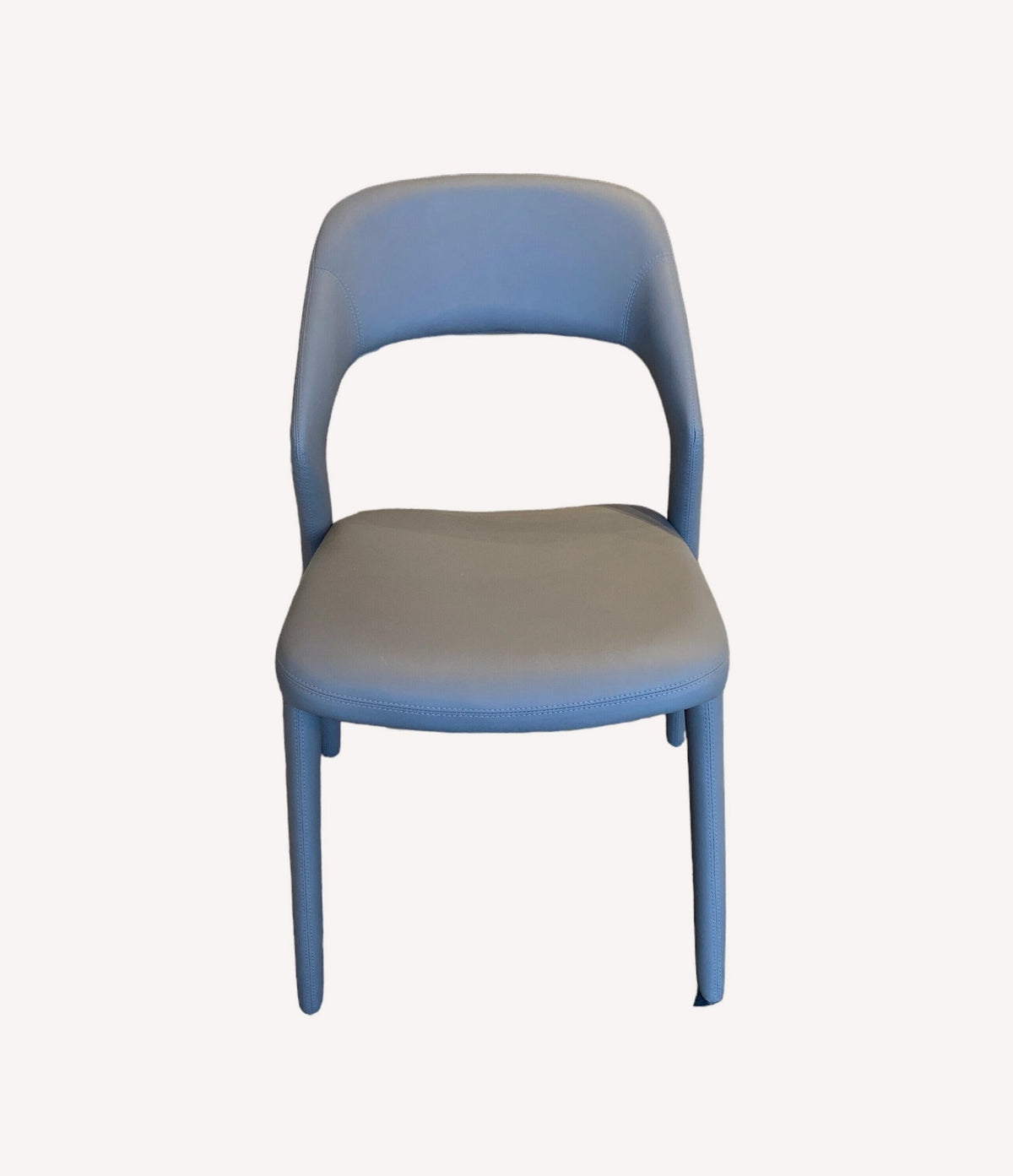Kai slate blue open back dining chair