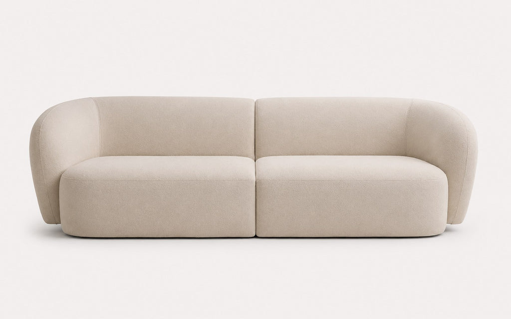 Bonbon organic rounded low sofa