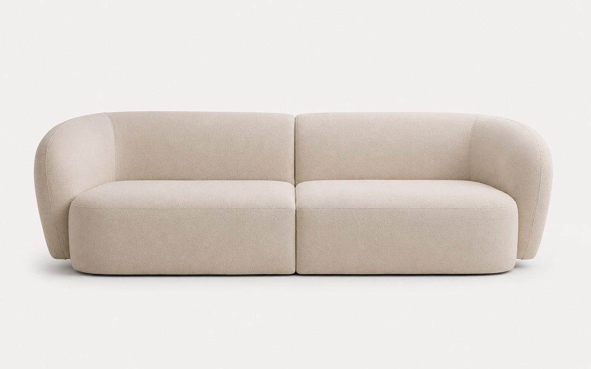 Bonbon organic rounded low sofa