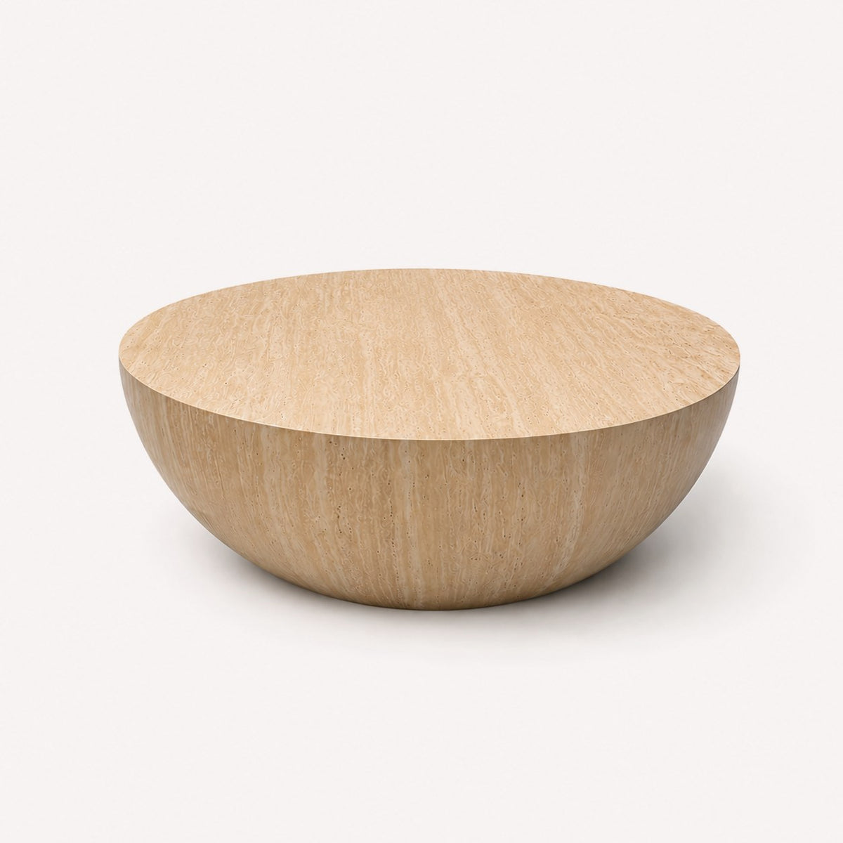 Kimono round stone-look coffee table