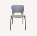 Adele light gray fully upholstered dining chair