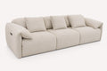 Couchy modern power reclining sofa with high backrests