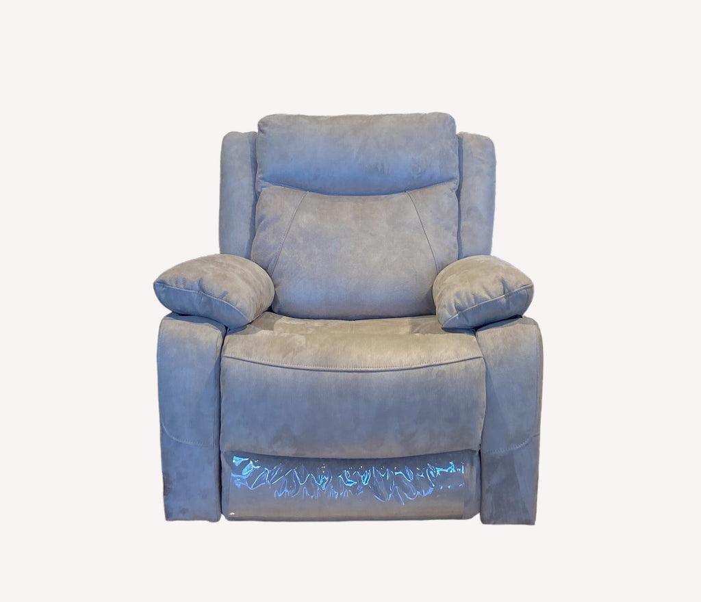Barak gray rocking recliner