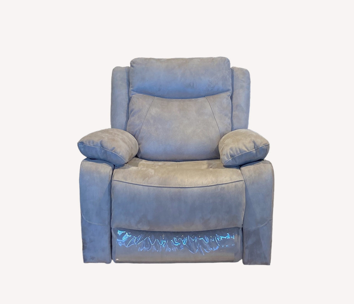 Barak gray rocking recliner
