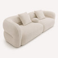 Mykonos rounded light bouclé sofa
