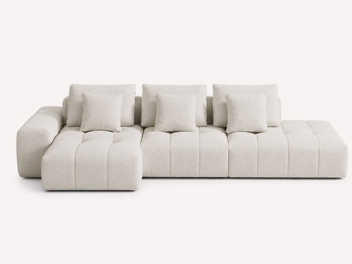 Levavit large modular sectional with channel stitching