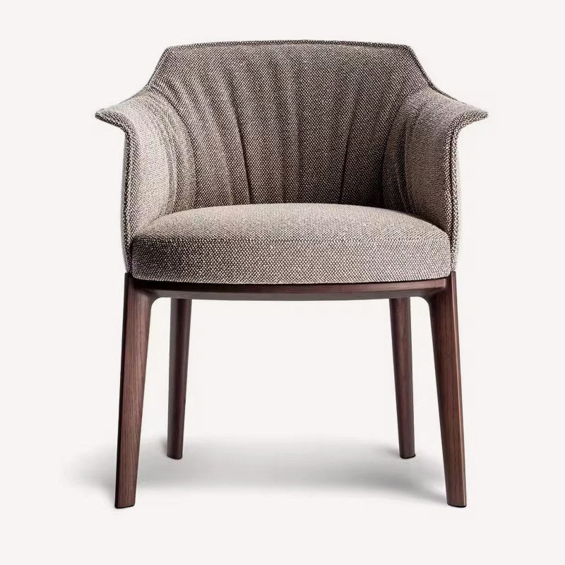 Henry dining chair with solid wood legs
