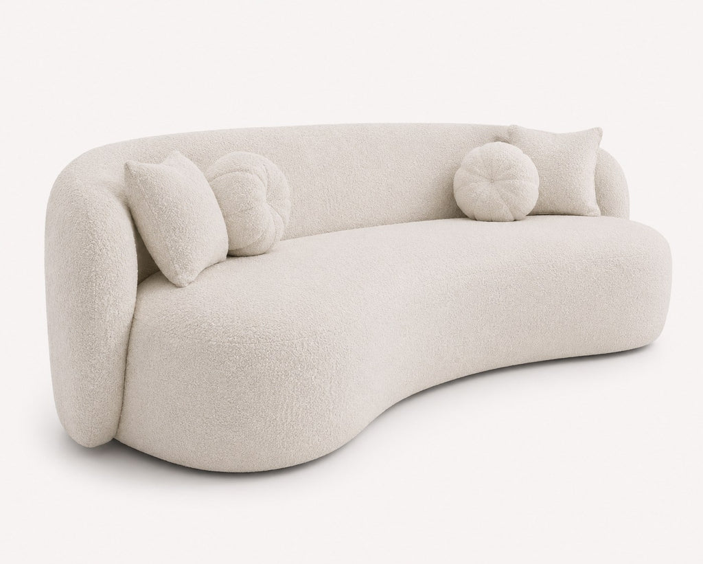 Kesarit sculptural rounded sofa, view 2