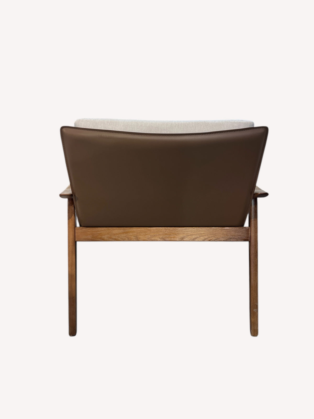 Sierra round rocking lounge chair with dark shell and plush cushions, view 4