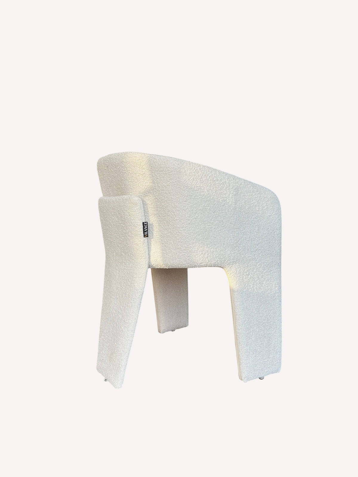 Leo bouclé dining chair, view 4