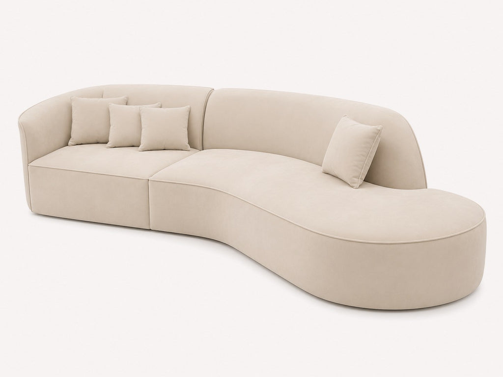 Weekend asymmetric sculptural sofa, view 5