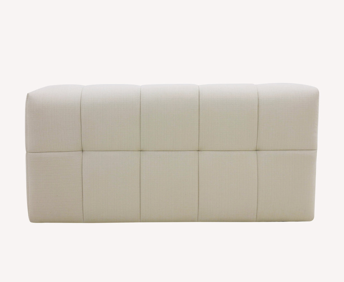 V2075 cream biscuit tufted sofa, view 6