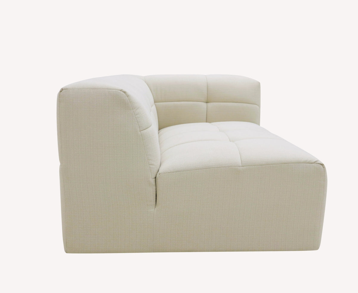 V2075 cream biscuit tufted sofa, view 8