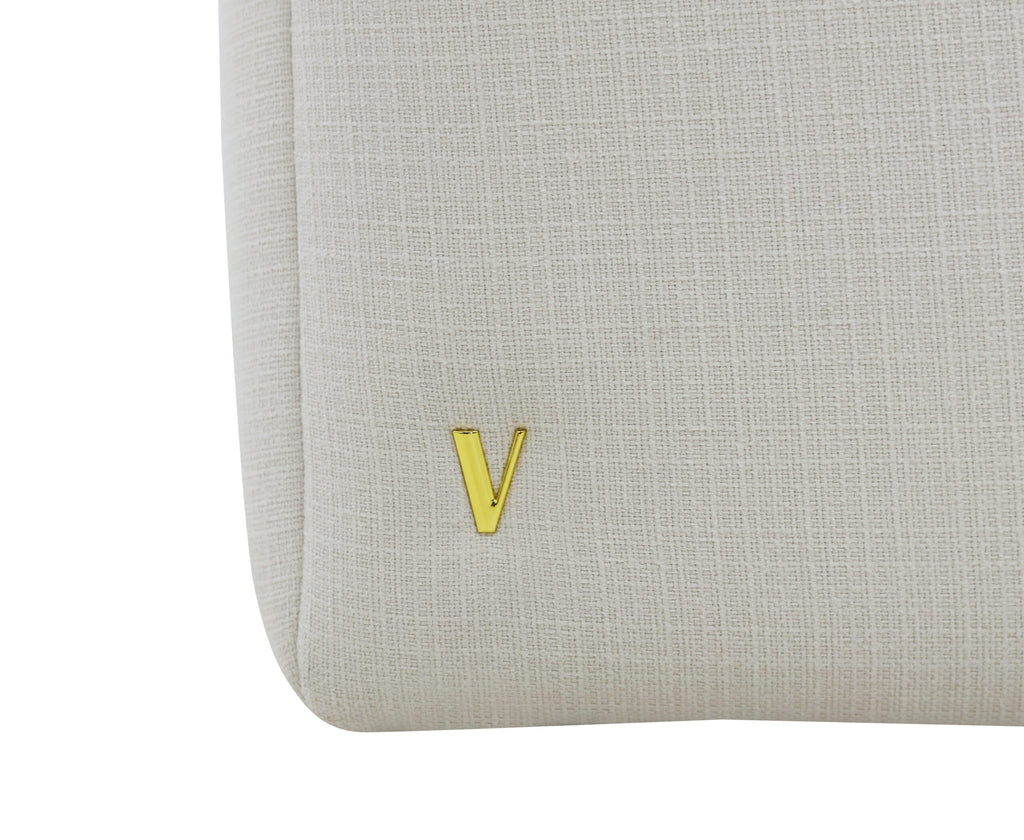 V2075 cream biscuit tufted sofa, view 5