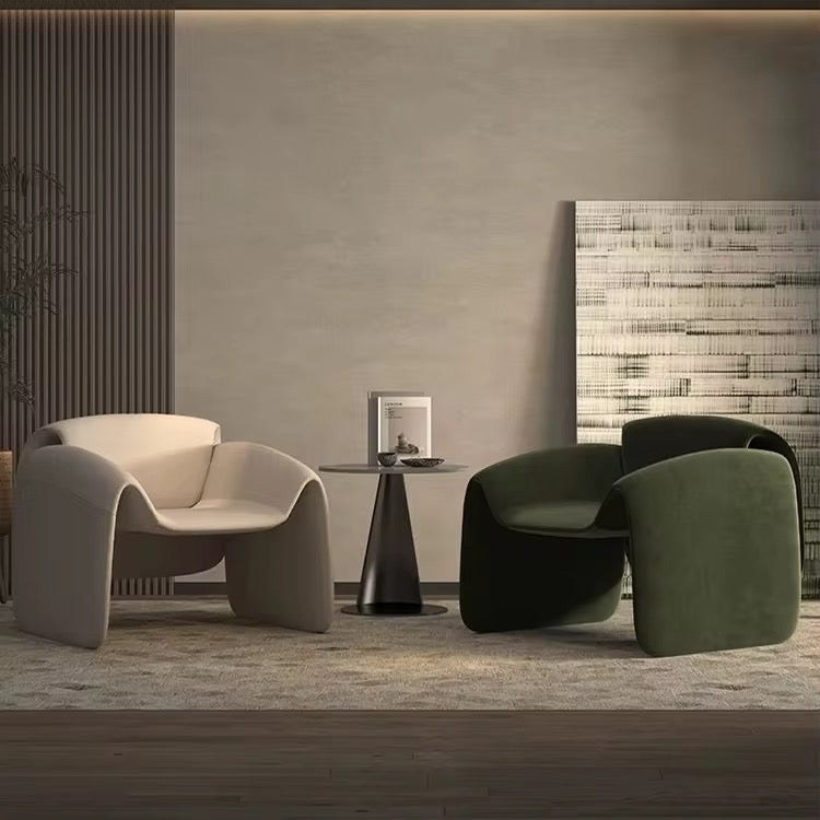 Lucy modern luxe accent chair, view 3
